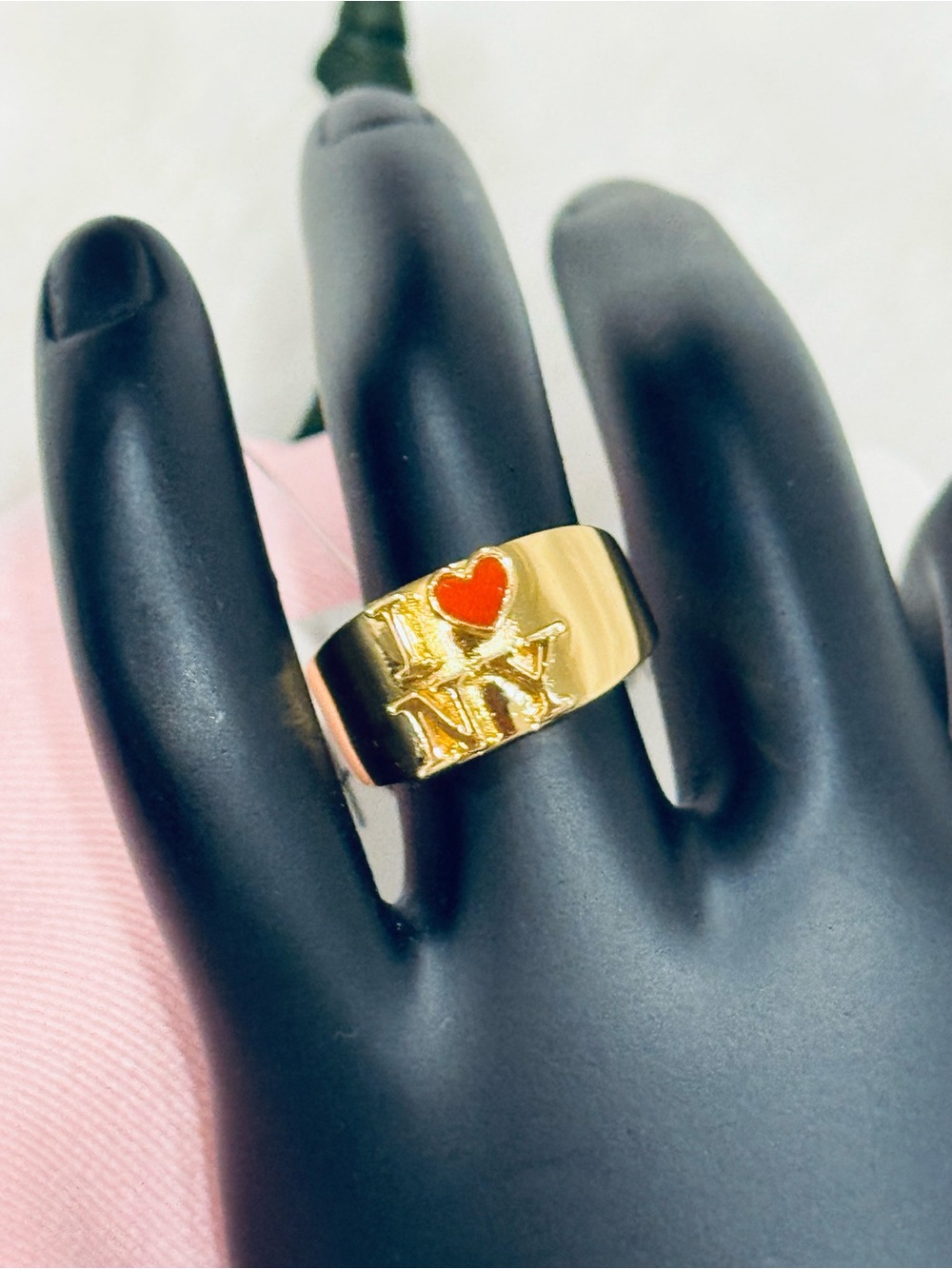 Kate Spade I ❤️ NY ring novelty woman’s fashion band size 6 NEW